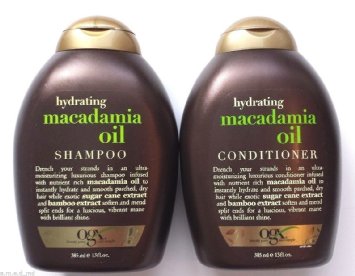 Organix Hydrating Macadamia Oil Shampoo and Conditioner Set -- 13 Fl Oz