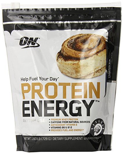 Optimum Nutrition On Protein Energy Powder, Cinnamon Bun, 1.6 Pound