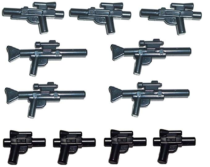 Lego Star Wars - 11-piece Weapon Set , Blaster Pistols Rifles Weapons