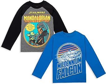 STAR WARS The Mandalorian 2 Pack T-Shirts Infant to Big Kid