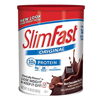 Slim Fast Original, Meal Replacement Shake Mix, Rich Chocolate Royal, 12.83 Ounce