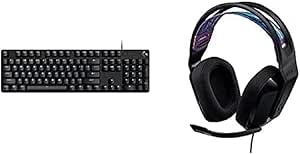 Logitech G413 SE Full-Size Mechanical Gaming Keyboard   G335 Wired Gaming Headset - Black