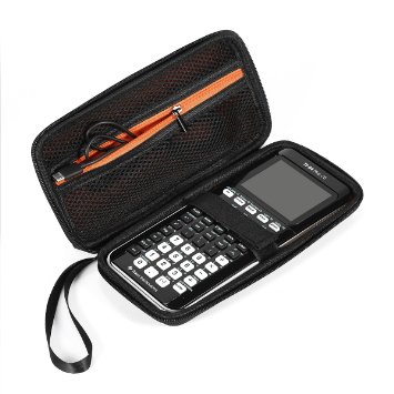 BOVKE for Graphing Calculator Texas Instruments TI-84 / Plus CE Hard EVA Shockproof Carrying Case Storage Travel Case Bag Protective Pouch Box