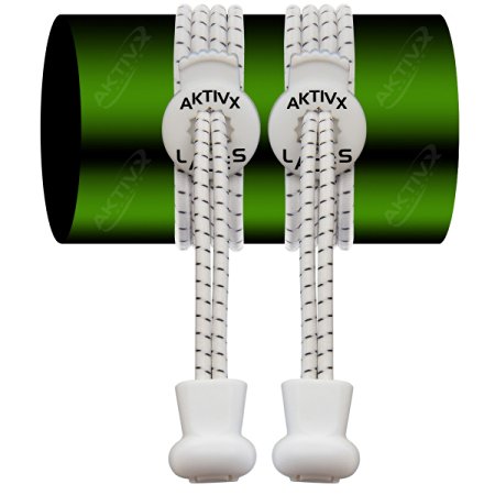 AKTIVX SPORTS No Tie Shoe Laces for Golf Shoes - Voted The #1 Golf Gift of 2016 - Top Golf Accessories for Golfers - Replacement Golfing Shoelaces & Golf Equipment