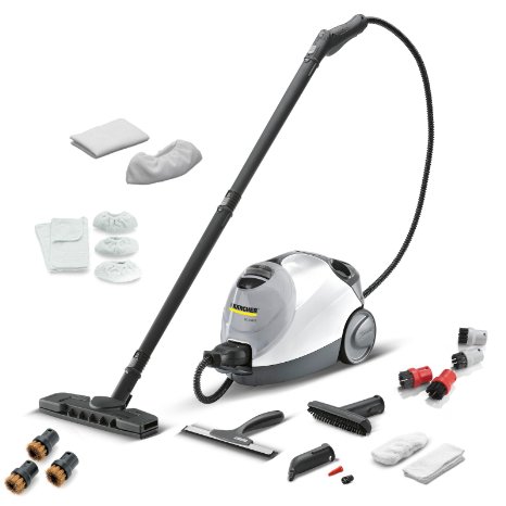 Karcher SC 4100 C Steam Cleaner with Iron Socket 05 and 1L Tanks Brush and Cloth Pack Worth 4780 1800w 240v