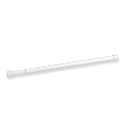 Honey-Can-Do BTH-03106 40-Inch Tension Shower Rod, Extends 23 to 40-Inch, White