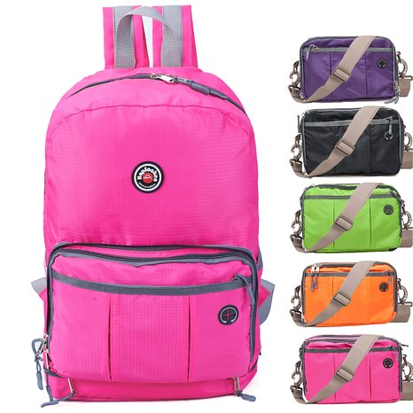 Travel Backpack for Schools - 28l22l Hopsooken Waterproof Laptop Daypack Bag for Men and Women Ultra Lightweight School Backpack for Girls Boys College Student Colorful Crossbody Bag