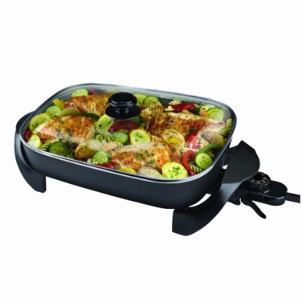 Black & Decker SK1215BC Family Sized Electric Skillet, Black