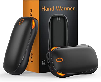 HAPAW 10000mAh Hand Warmers Rechargeable, Upgraded Magnetic Twins Electric Reusable Hand Warmers Portable Power Bank, Great for Outdoor Sports, Hunting, Camping, Warm Gifts