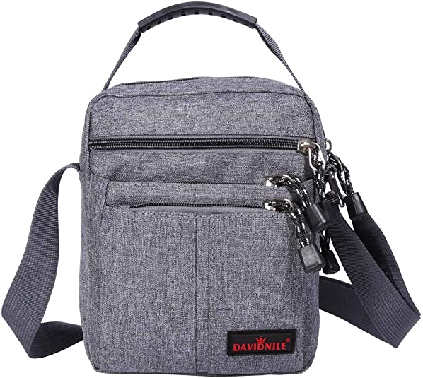 Men's Messenger Bag - Crossbody Shoulder Bags Travel Bag Man Purse Casual Sling Pack for Work Business
