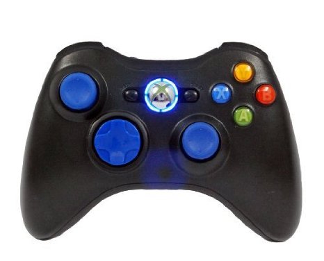 Xbox 360 Rapid Fire Controller Modded Blue Leds for Black Ops2 MW3 Gow3 COD Ghosts 27 Modes