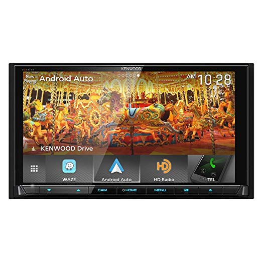 Kenwood Excelon DMX905S 6.95" WVGA Digital Multimedia Receiver with Apple CarPlay & Android Auto