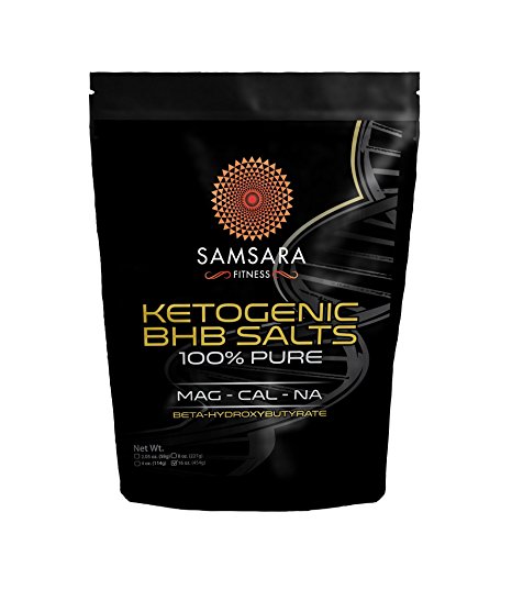 BHB Salts - Exogenous Ketone Supplement (16.26oz/461g) 32 Servings of Pure BHB Salts - Beta Hydroxybutyrate