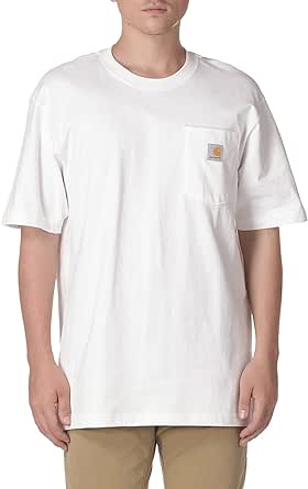 Carhartt Men's Loose Fit Heavyweight Short-Sleeve Pocket T-Shirt