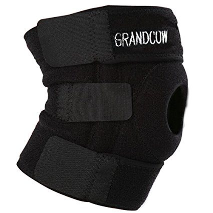 Knee Brace (1 Pair), GRANDCOW Breathable Neoprene Knee Support for Running, Sports, Patella, Pain Relief, Arthritis, Injury Recovery, ACL Tear