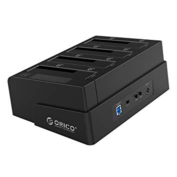 ORICO 4 Bay USB 3.0 SATA Hard Drive Docking Station Duplicator for 2.5 inch 3.5 inch HDD - Black