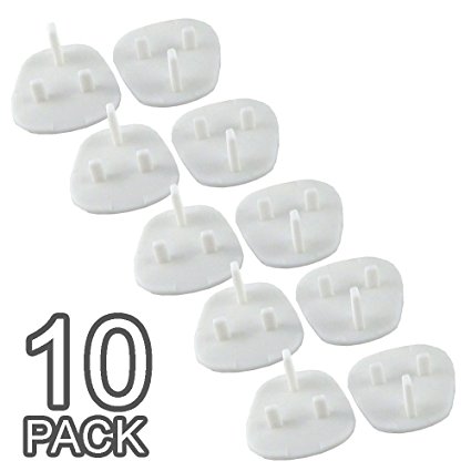 Baby Proofing Child's Home Safety Socket Covers - Socket Protectors / Guards (10 Packs)