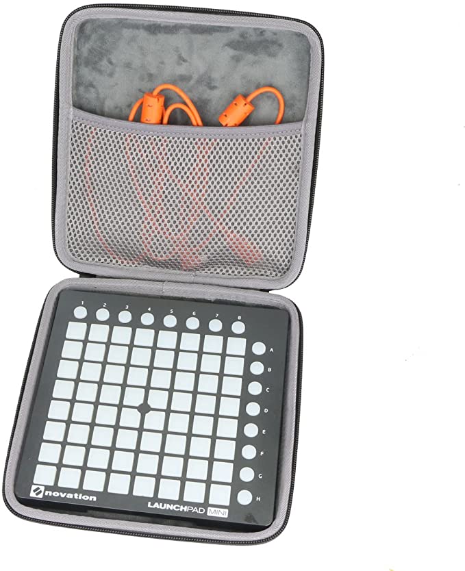 co2CREA Hard Travel Case for Novation Launchpad Mini MK3 MK2 Grid Controller