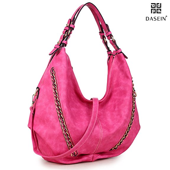 DASEIN Women Casual Hobo Shoulder Bag Soft Washed Vintage Handbags Designer Tote Purses