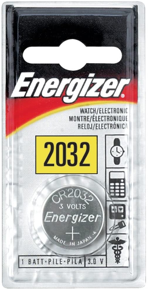 Energizer ECR2032 Lithium 3-Volt Coin Cell Battery