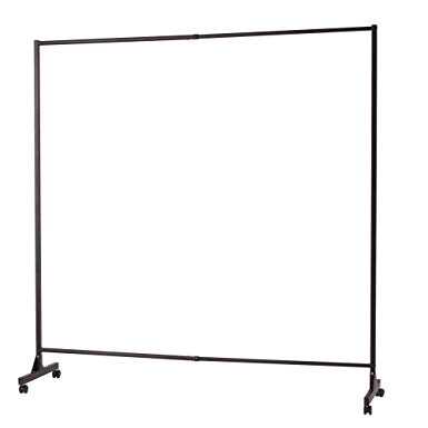 Don't Look at Me - Expandable Privacy Room Divider - Black Frame