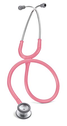 3M Littmann Classic II Pediatric Stethoscope, 28", Pearl Pink Tube, 2115