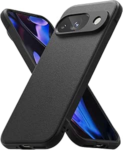 Ringke Onyx Case Kompatibel mit Google Pixel 9 Hülle, Fester Griff rutschfeste Schlanke Anti-Fingerabdruck Robuste TPU Stoßfeste Kratzfeste Handyhülle - Black