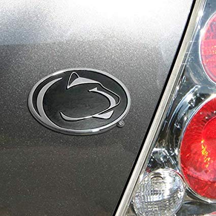Penn State University Nittany Lions NCAA College Chrome Plated Premium Metal Car Truck Motorcycle Emblem