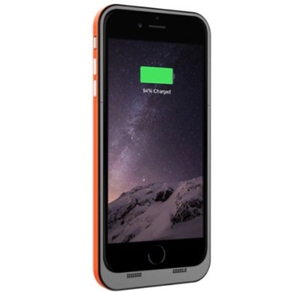 ST iPhone 6 6S 4.7" 4200mAh External Battery Backup Charging Bank Power Case Cover (Orange)