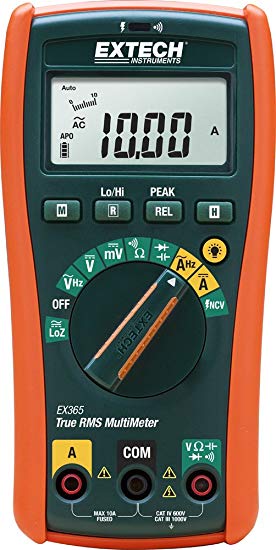 Extech EX365 Compact Industrial True RMS MultiMeter with Built in NCV