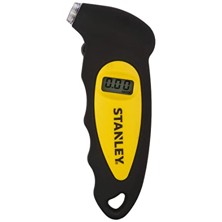 STANLEY STHT80874-0 Digital Tyre Pressure Gauge with Integrated LED for Cars and Bikes