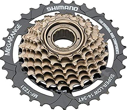 Shimano 7-Speed Tourney Bicycle Freewheel Replacement Cluster - MF-TZ2