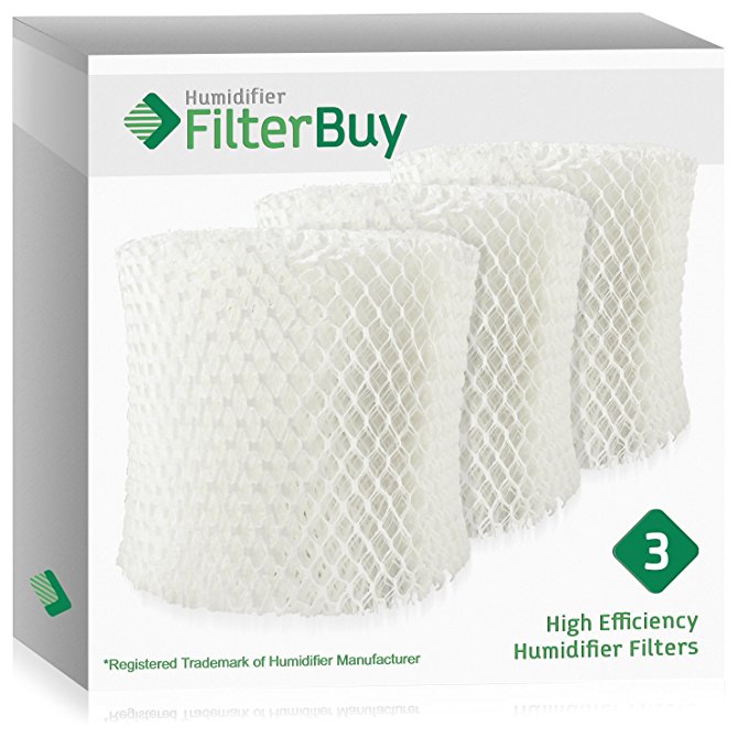 3 - FilterBuy Honeywell HC888 Replacement Filters. Compatible with Honeywell Filter C. Designed by FilterBuy to fit Honeywell HCM-890 & Duracraft DH888, DCM200 & DH890.