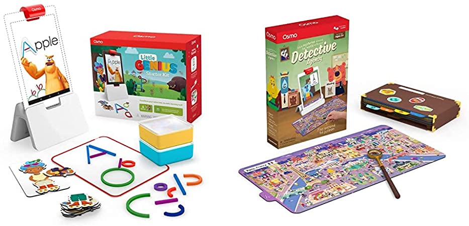 Osmo - Little Genius Starter Kit for Fire Tablet   Detective Agency Bundle, Ages 5-12