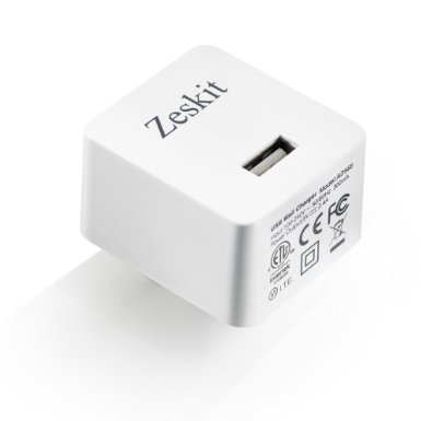 Zeskit Single USB Fast Speed Charger, 5V 2.4A