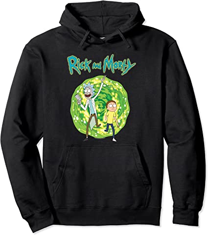 Rick and Morty Dimension Portal Pullover Hoodie