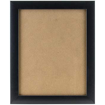 Craig Frames 1WB3BK 18 by 24-Inch Picture Frame, Smooth Wrap Finish, 1-Inch Wide, Black