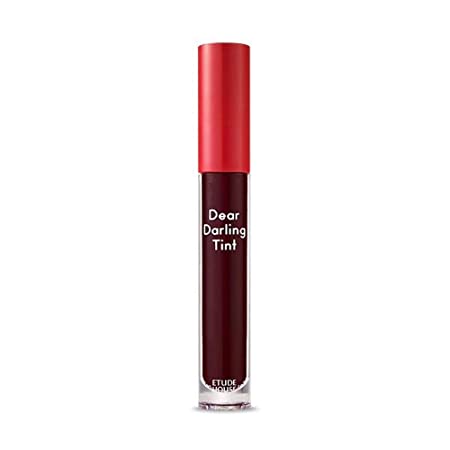 ETUDE HOUSE Dear Darling Water Gel Tint (#PK002 Plum Red) - Long-lasting Effect up with Fruity, Juicy, Moist, and Vivid coloring