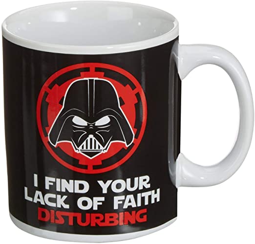 Darth Vader Lack Of Faith mug