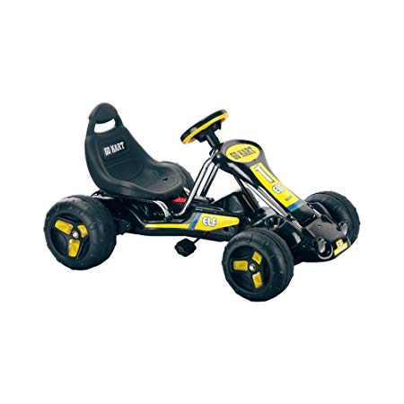 Ride On Toy Go Kart, Pedal Powered Ride On Toy by Lil' Rider  – Ride On Toys for Boys and Girls, For 3  – 7 Year Olds (Black)