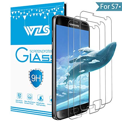 Samsung Galaxy S7 Screen Protector,ONSON [3-Pack][No Bubble][9H Hardness][Anti-Scratch][Case-Friendly] Tempered Glass Screen Protector Compatible with Samsung Galaxy S7 (Transparent)