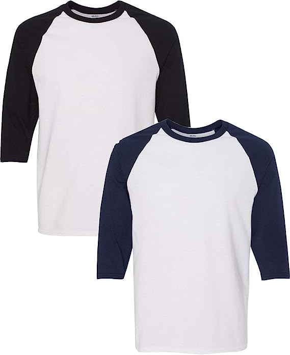 Heavy Cotton 3/4-Sleeve Raglan T-Shirt (G570)