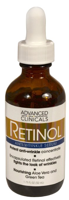 Advanced Clinicals Professional Strength Retinol Serum Anti-aging Wrinkle Reducing 175 Fl Oz