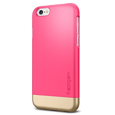 Spigen Style Armor iPhone 6 Case with Soft-Interior Scratch Protection for iPhone 6S / iPhone 6 - Azalea Pink