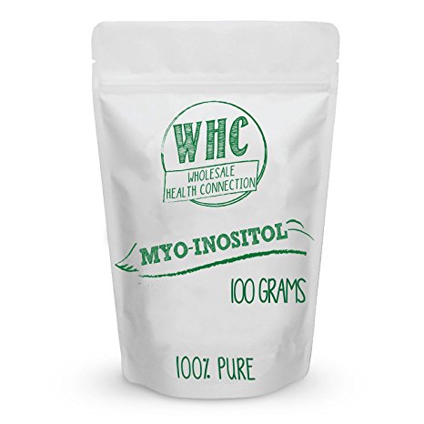 WHC Myo Inositol Powder 100g (200 Servings) | Nootropic | Cognitive Enhancer | Mood Support | Memory | Learning | Focus | Concentration | Boosts Mental and Physical Energy