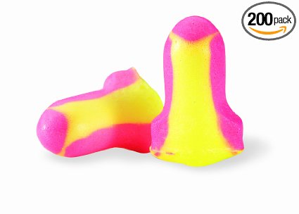 Howard Leight by Honeywell Laser Lite High Visibility Disposable Foam Earplugs, 200-Pairs (LL-1)