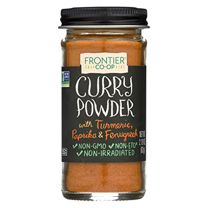 Frontier Co-op Curry Powder, Non-Irradiated, Non-GMO, Non-ETO | 2.19 oz