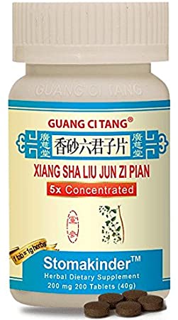 Xiang Sha Liu Jun Zi Pian (Stomakinder) 200 mg 200 Tablets