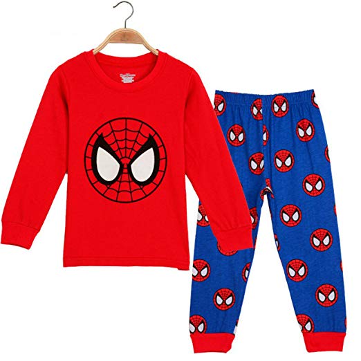 Baby Superhero Cartoon Pajamas Set