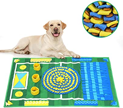 YOUTHINK Snuffle Mat for Dogs, Pet Feeding Mat for Dog Encourages Natural Foraging Skills, Dog Toys for Boredom, Dog Treat Dispenser and Indoor Outdoor Stress Relief (26" x 39.4")